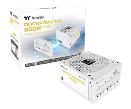 Zasilacz Thermaltake Dockpower FI 850W 80 Plus Gold modular ATX3.1 Gen5 Snow